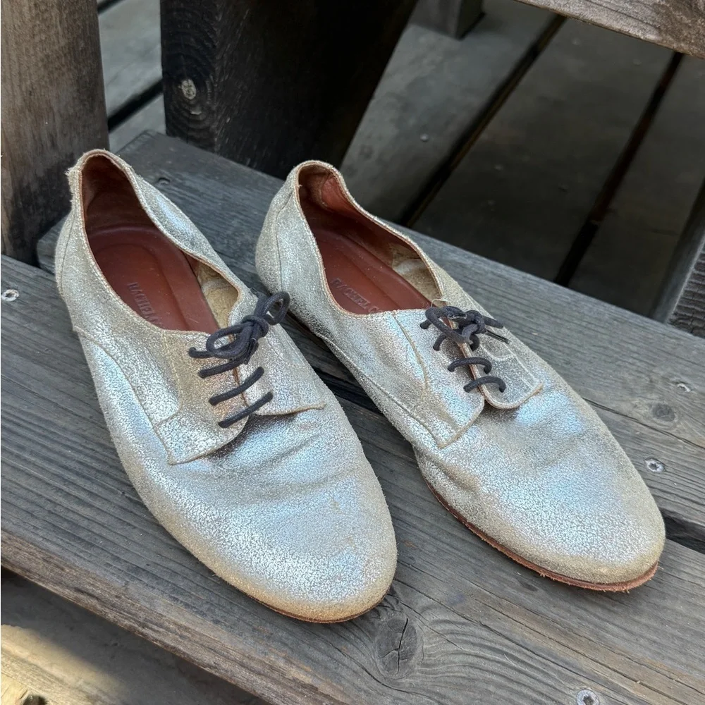 Rachel Comey Silver Leather Shoes - Picture 1 of 5